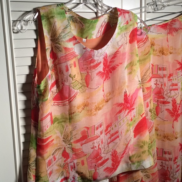 3 Piece Island Maxi Outfit. Palm Trees Resort 🛳👌 - Picture 3 of 5